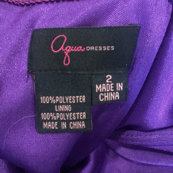 Aqua Strapless Minidress - Picture 3 of 5